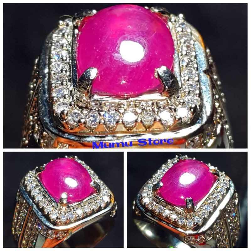 NATURAL BATU RUBY PIGEON BLOOD KRYSTAL