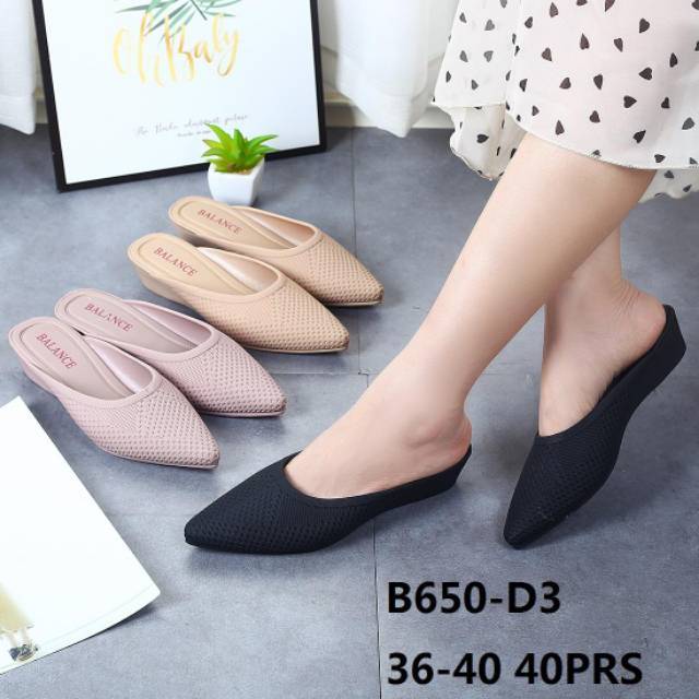 BLC B650 Sandal Jelly Wedges bacadeskripsi