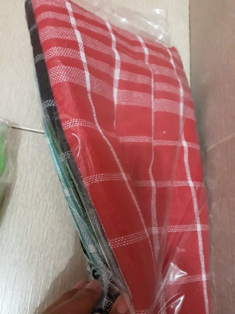 12pcs Kain Lap Cuci Piring / Serbet Dapur