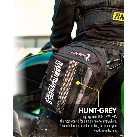 RABBIT AND WHEELS Hunt Leg Bag/ Hip Bag/ Waist Bag - Tas Pinggang RNW