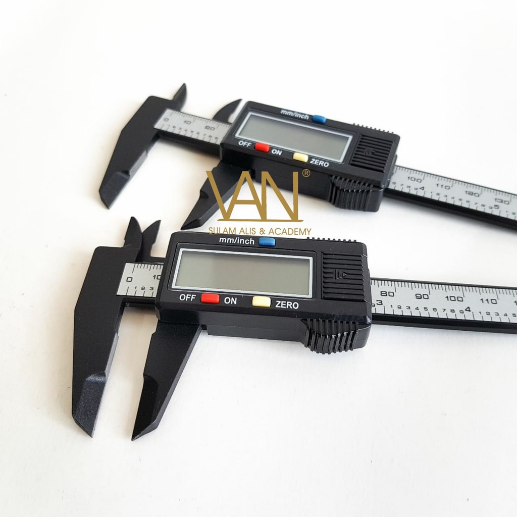 Caliper Digital Jangka Sorong Digital Sigmat Sketmat Vernier Caliper / EYEBROW CALIPER SCALE DIGITAL NO BATTERY 15CM