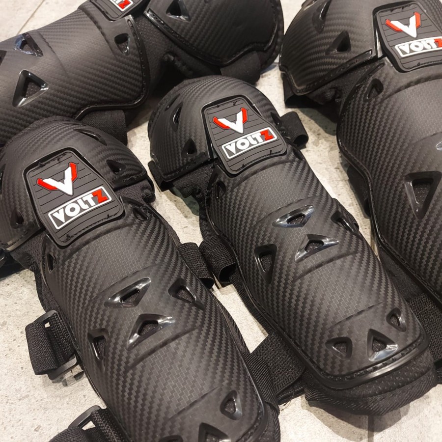 Dekker D8 VOLTZ KARBON Cover Pelindung lutut siku Deker Protector kaki tangan Sikut