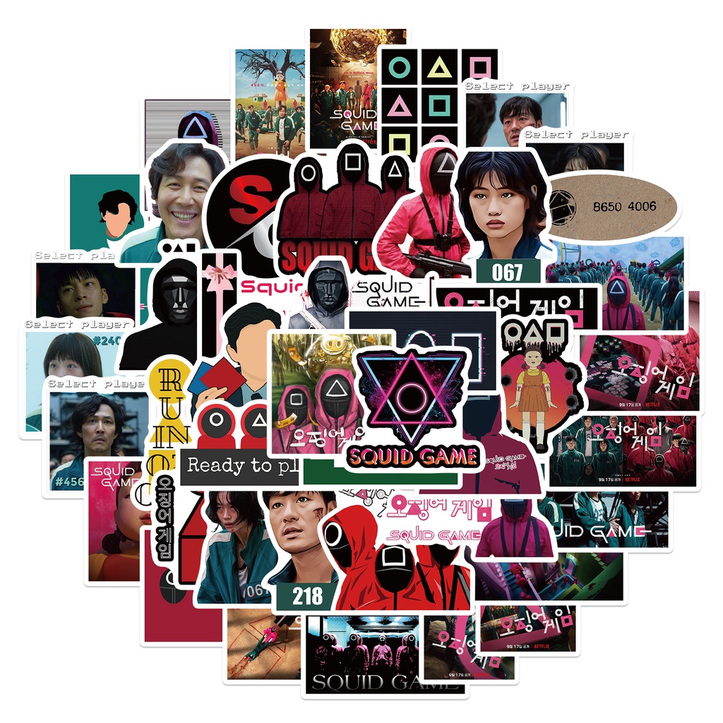 

50pcs Stiker Graffiti Anti Air Untuk TV Korea