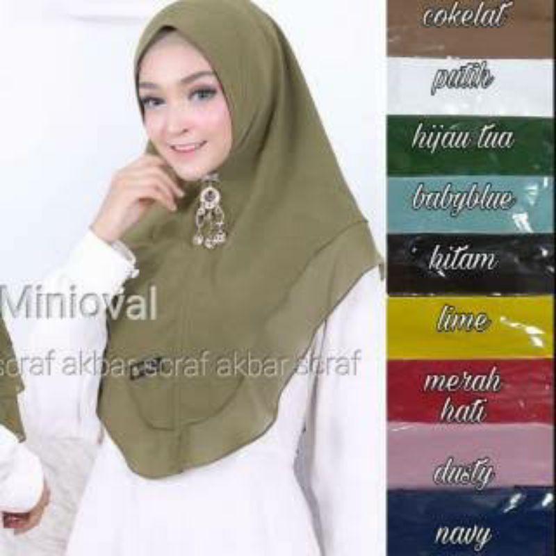 khimar akbar mini oval