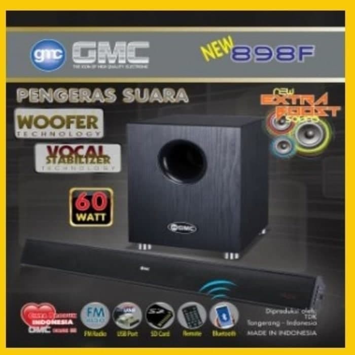Speaker GMC 898F SOUNDBAR SUARA TOP