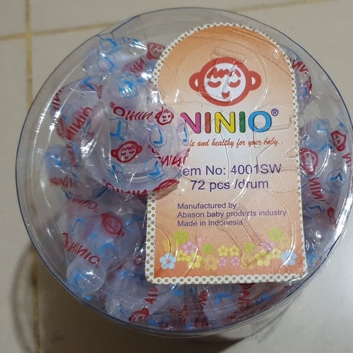 Ninio Nipple Ecer 4001SW - Dot Botol Susu Bayi S M L