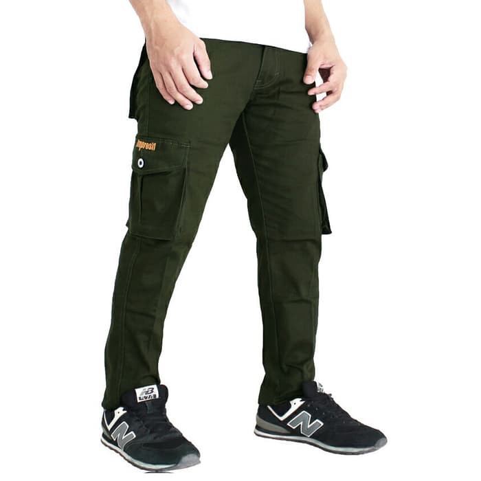  Celana  Kargo Panjang  Hijau  Cargo PDL Army  Chino  