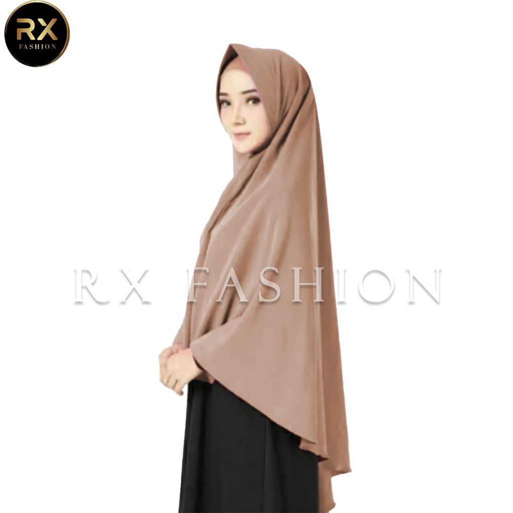 RX FASHION JILBAB KHIMAR PET JUMBO (KHIMAR JUMBO ) BAHAN TWISCONE FIT L