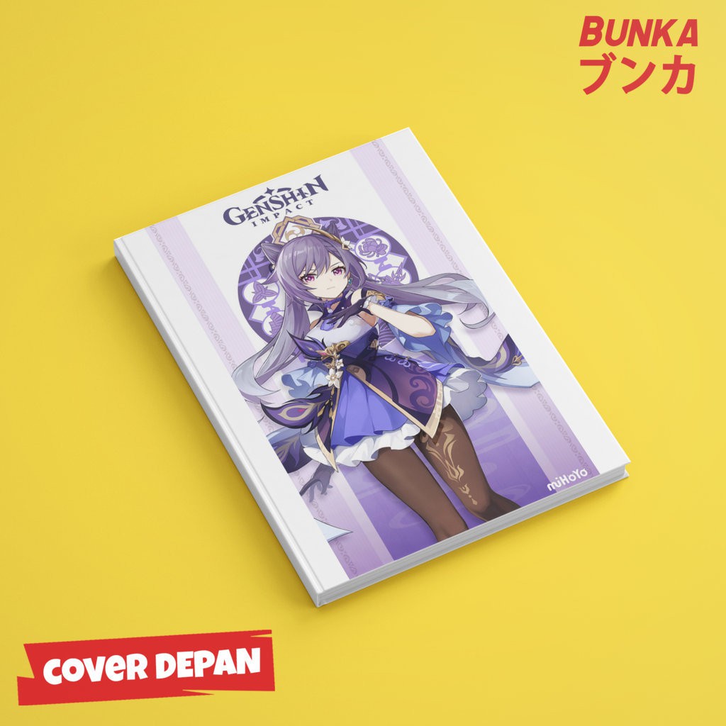 

Notebook Game Genshin Impact Keqing Hardcover A5 Buku Tulis Catatan Notes Agenda Planner Jurnal