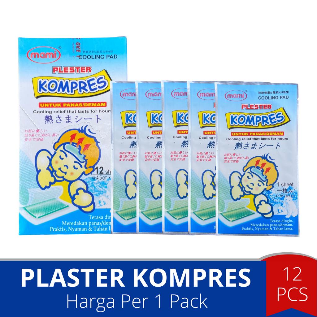 Plester Mami Kompres Praktis Meredakan Demam Panas Anak Terasa Dingin Tahan Lama - ORIGINAL