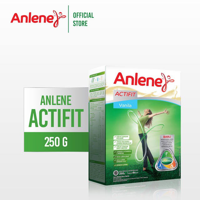 

Anlene Actifit Vanila - Susu Bubuk 250 gr