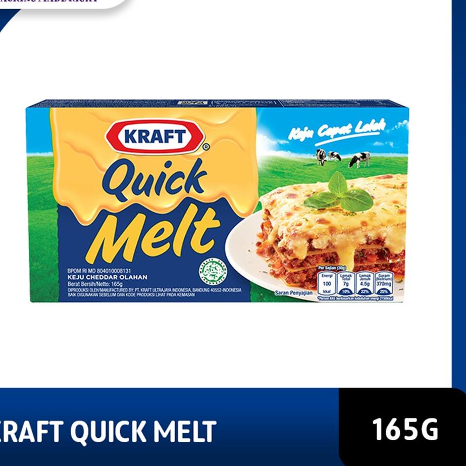 

이 Kraft Keju Quick Melt 165 gr Terbaru