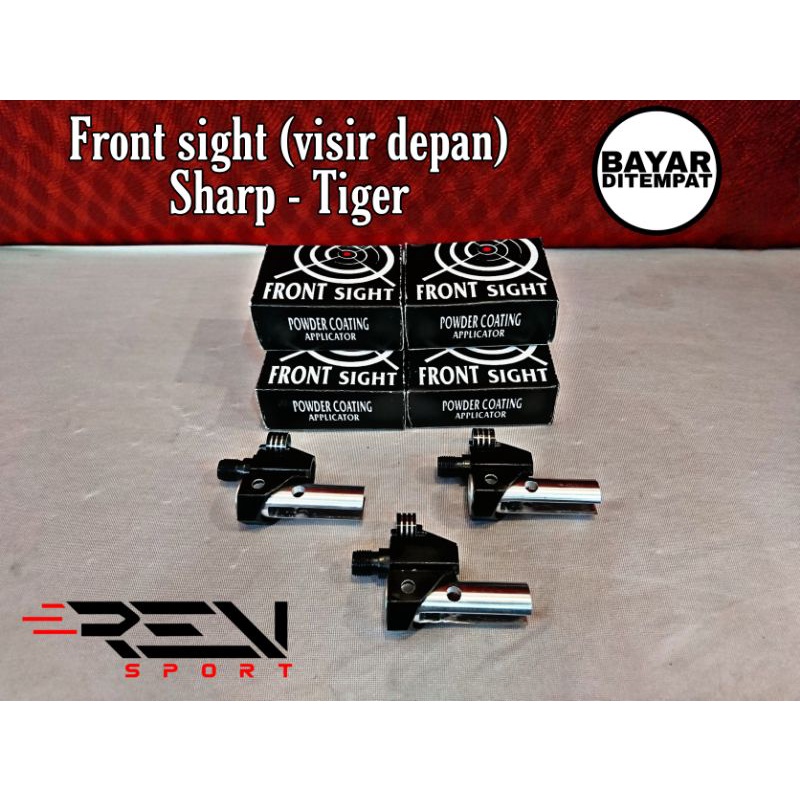 visir depan alumunium sharp/tiger
