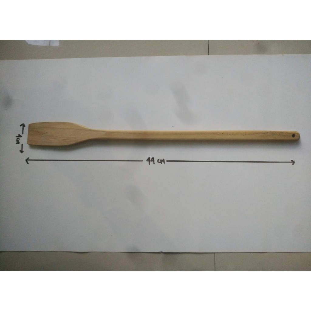 Sutil kayu JATI ASLI / spatula KAYU JATI