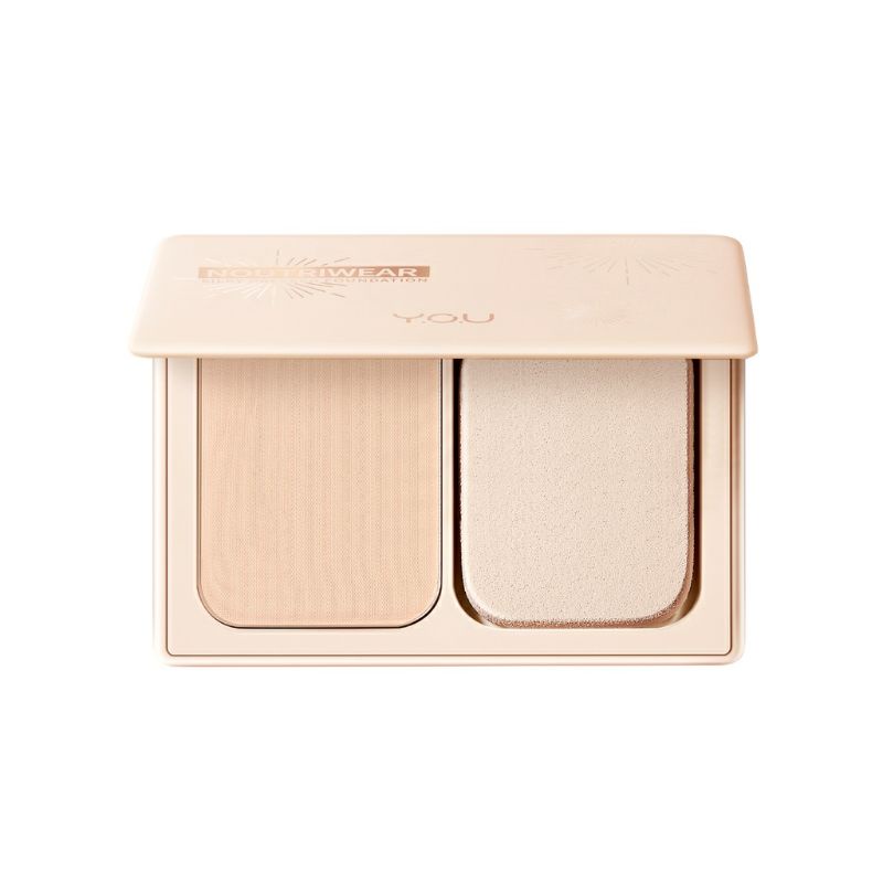 YOU(Y.O.U)NOUTRIWEAR SILKT PRESSED FOUNDATION(BEDAK PADAT+FOUNDATION)