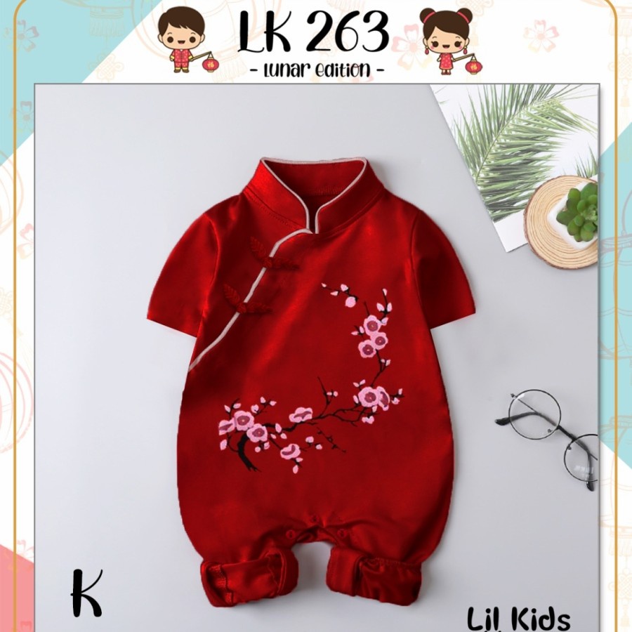 QUEEN BJ291 baju jumper imlek anak bayi 0-18 bulan laki perempuan jumper xincia baby balita-3