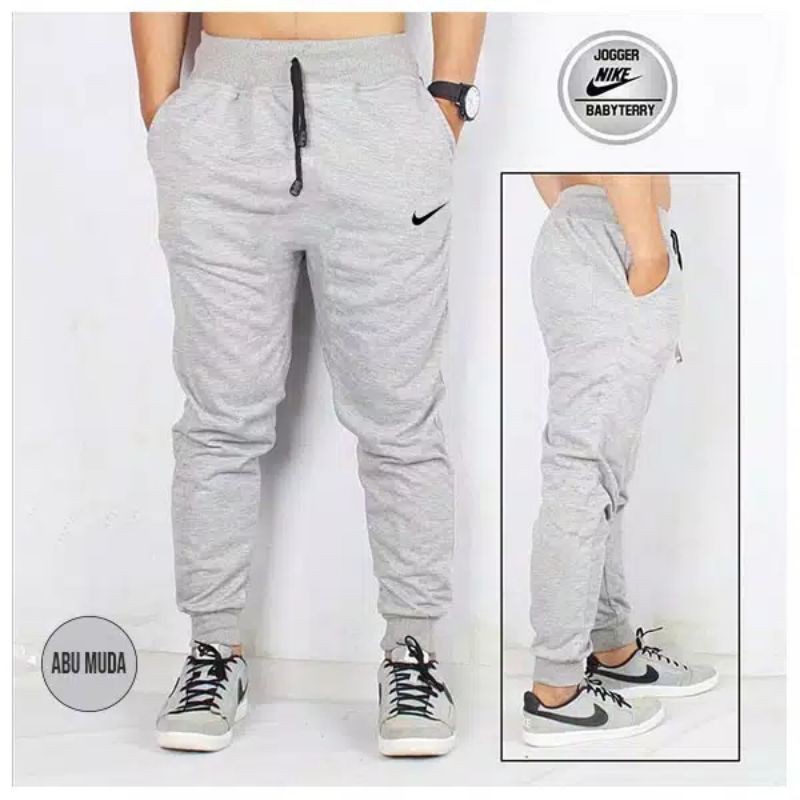 Celana Joger Panjang Sweatpants Training Size M -XXL NKE