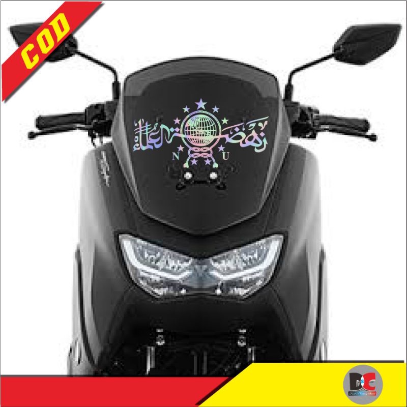 (BISA COD) Stiker Motor Cutting Sticker Visor Motor Sticker Logo NU NMAX ADV PCX LEXI AEROX NU LOGO