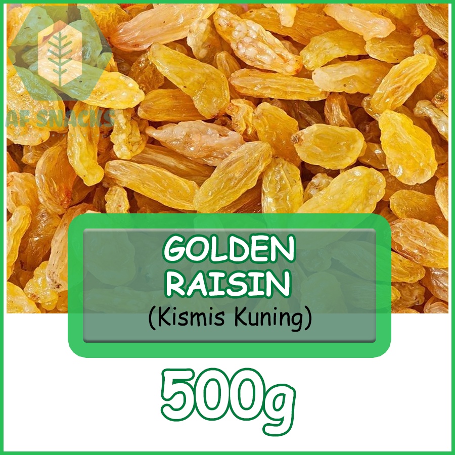 

Kismis Golden Raisin / Kismis Kuning Manis Asam 500g