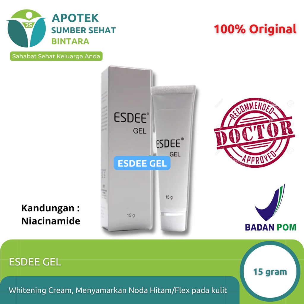 ESDEE Gel/ESDEE Gel Plus whitening cream jerawat 15 gram Ndk78