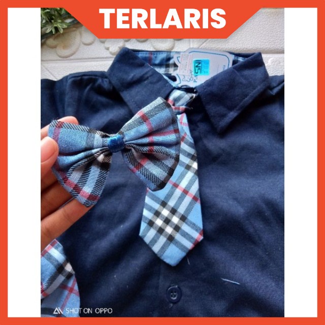 [3-18M] 6in1 Baju setelan jumper celana dasi pergi jalan lucu bestseller fashion anak bayi cowok murah / setelan jumper tuxedo 6in1 set jumper baby boy lucu / hampers baby cowok murah / setelan jumper bayi suspender topi dasi