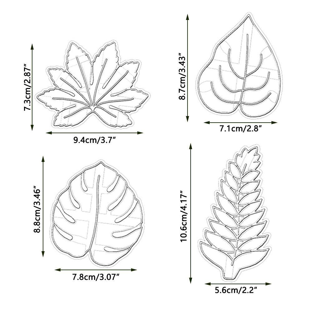 Suyo 4pcs / Set Cetakan Embosser Kue / Biskuit / Cookies Motif Variasi Untuk Dekorasi