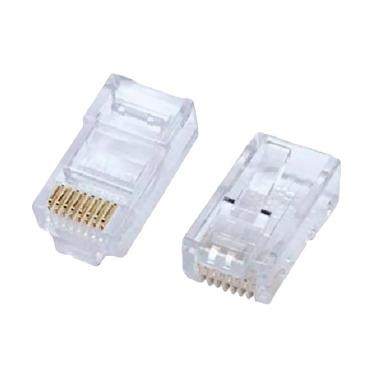 AMP | CONNECTOR RJ45 CAT 5 AMP CHINA 50 PCS (TRANSPARANT)