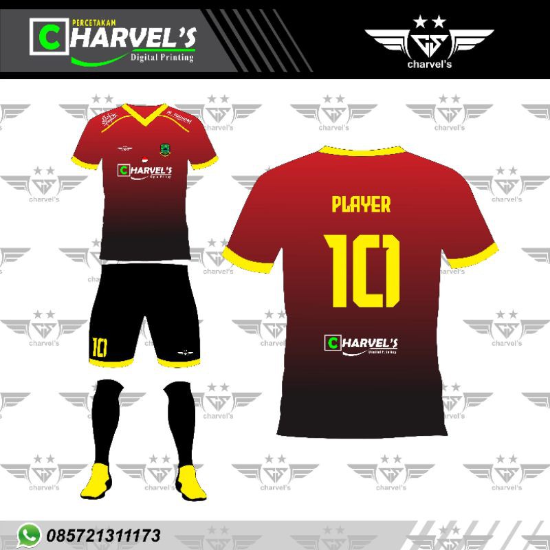 JERSEY SEPAK BOLA FUTSAL VOLY DESAIN SENDIRI