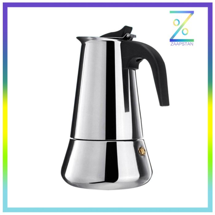 OneTwoCups Espresso Coffee Maker Moka Pot 300ml 6 Cup Z21