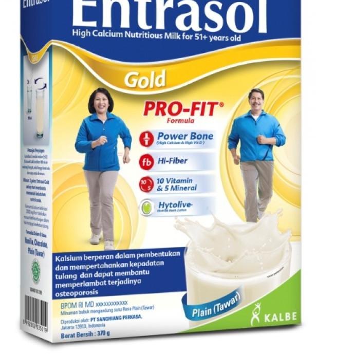 

Berkualitas! Susu Entrasol Gold 350gr Plain Coklat Vanila / entrasol gold 175gr