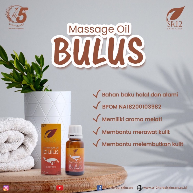 MASSAGE OIL BULUS / MINYAK BULUS ASLI