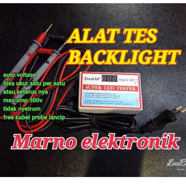 TESTER BACKLIGHT ALAT TES LAMPU BL LED TV TES DIODA ZENER AOTO VOLT