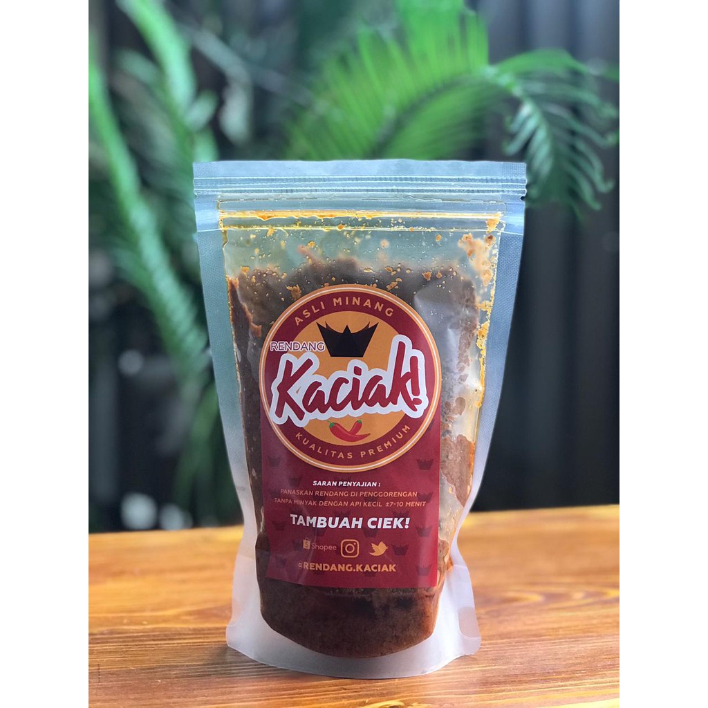 

Rendang Daging 500 gram - Rendang Kaciak