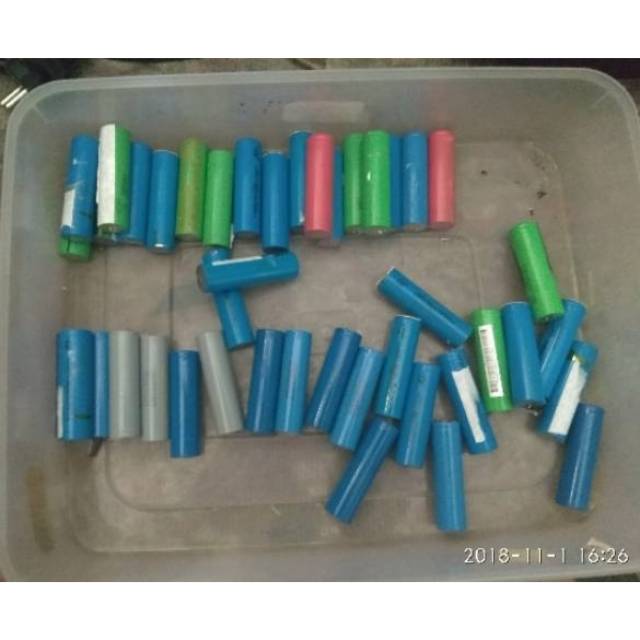 Baterai Batre ori 18650 Copotan Laptop