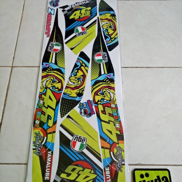 READY STOK BISA COD Striping variasi stiker lis bodi jupiter z lama JUPITER Z burhan JUPITER karbu J