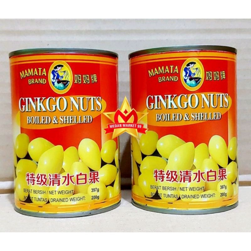 

MAMATA | GINKGO NUT BOILED & SHELLED 397gr | PEKKO | PEKKOI | GINKO | GINGKO | KACANG GINGKO | NUT