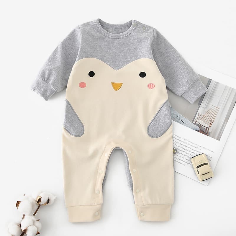 PEnguin Baby jumper baby romper baju bayi newborn penguin long