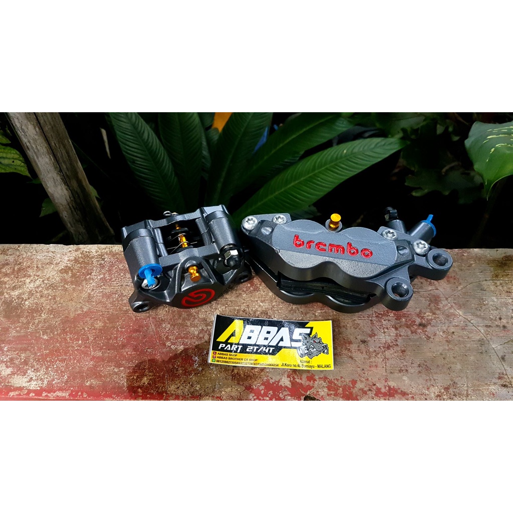 kaliper brembo 2 piston & 4 piston depan belakang paket hemat