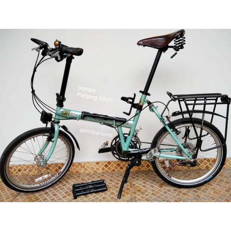 Pompa sepeda portabel mini seli mtb bmx mosso jengki ontel motor minion minivelo high quality