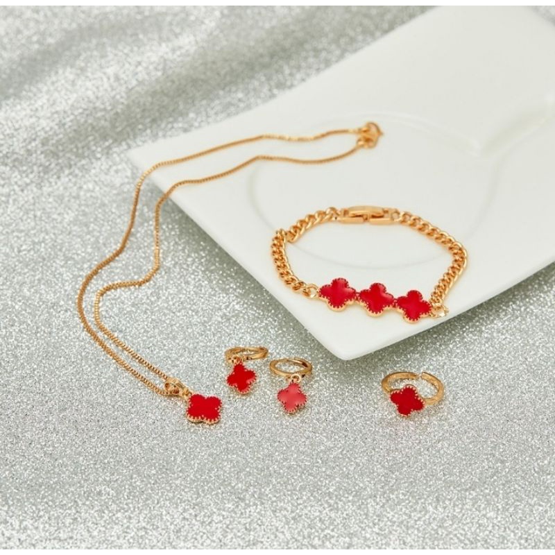 Y250 Set Perhiasan Anak Perempuan Set Gelang Anak Lucu Perhiasan Anak Set