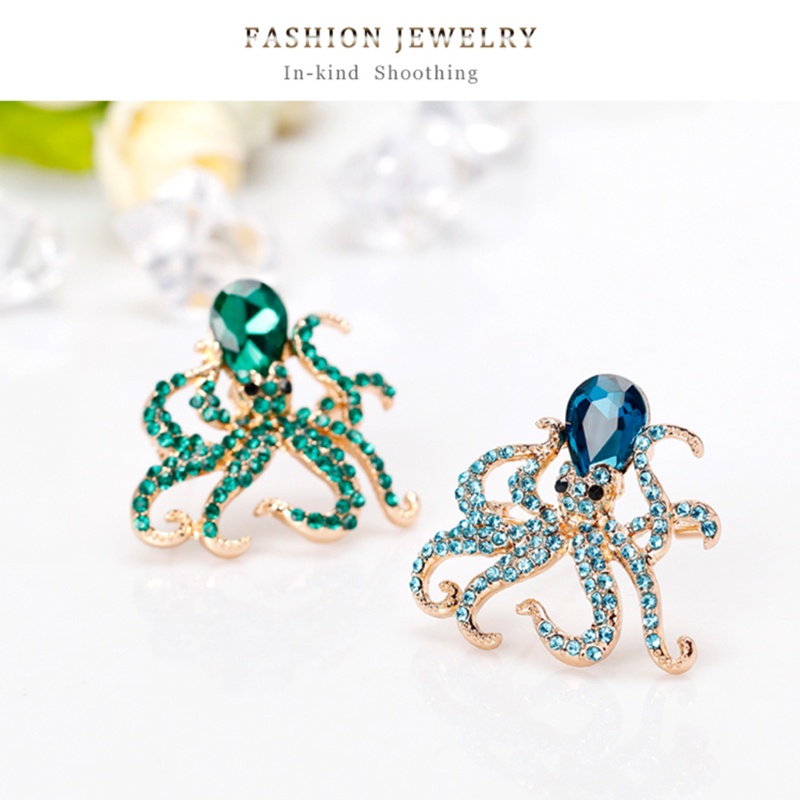 SIY  Octopus Brooch Pins Jewelry Women Men Luxury Fashion Gifts Antique Suit Corsage