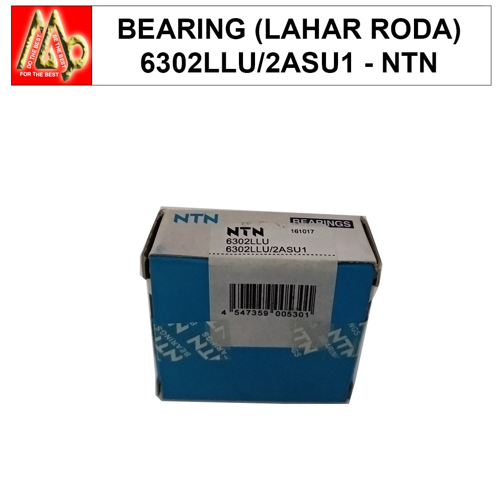 6302LLU / Bearing (Lahar Roda) (Bantalan) / NTN