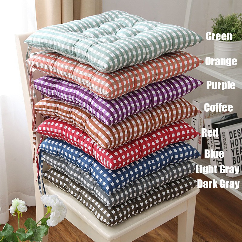 Bantal Alas Duduk Motif Kotak kotak Warna warni untuk Bantal Alas Duduk Motif Kotak kotak Warna warni untuk
