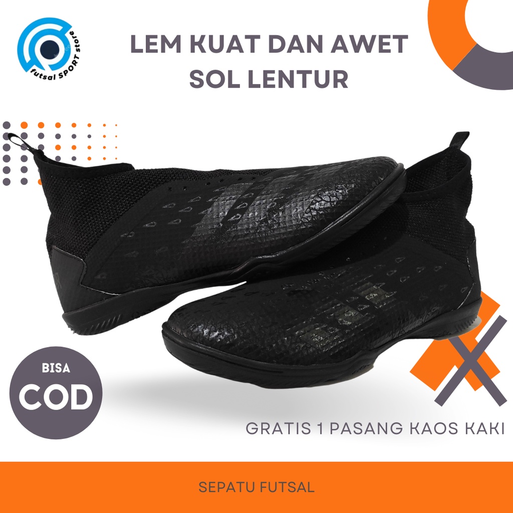 Sepatu Spatu Futsal Putsal Footsal Adidas Predator Boots Freak Mutator Pria Cowok Dewasa Warna Full 