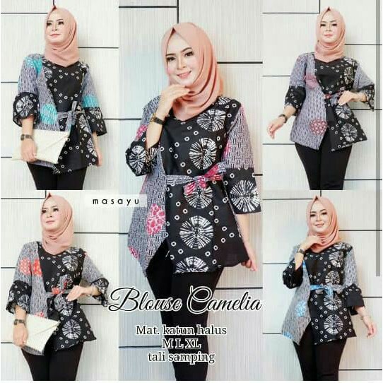 GROSIR BATIK BLOUSE CAMELIA