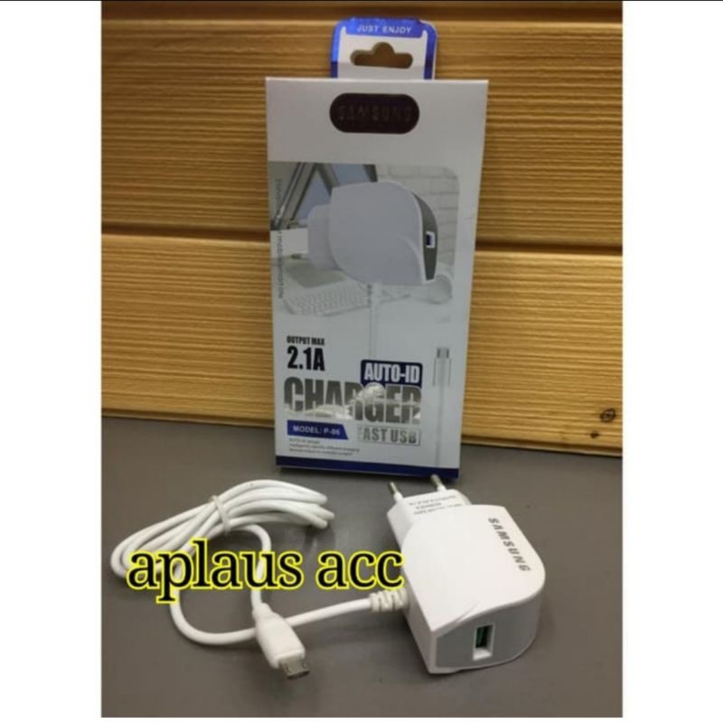 Charger Samsung + USB P-06 2.1A
