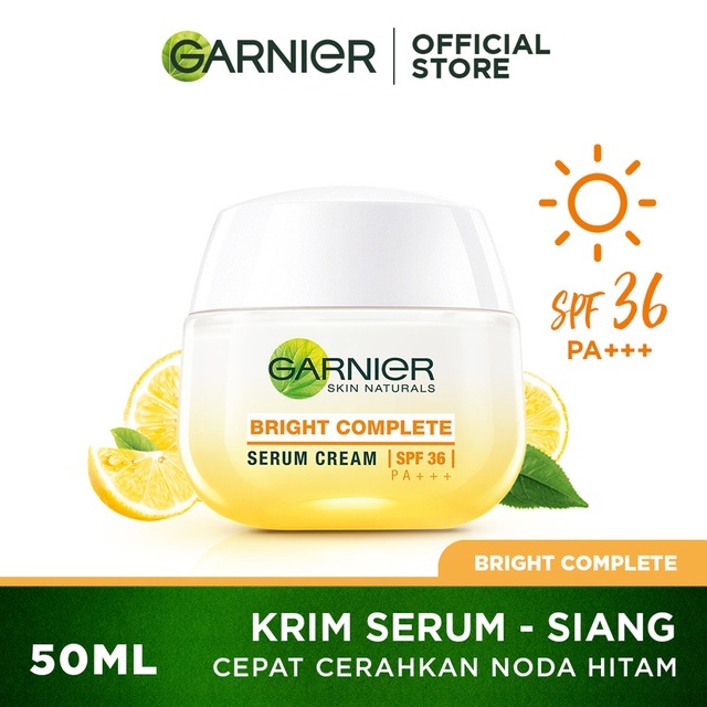 Garnier Bright Complete White Speed Serum Day Cream Extra SPF 36/PA+++ - 50ml - Skin Care