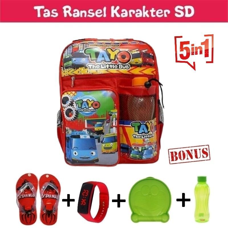 Tas Ransel Anak / Tas Anak Laki-laki SD TK / Tas Anak Sekolah Laki-laki Murah /banyak bonus