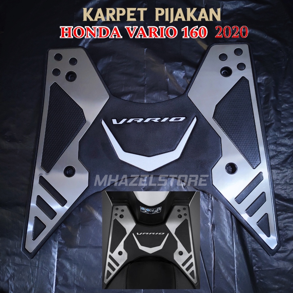 karpet / alas kaki pijakan rubber step floor motor honda vario 160 tahun 2022