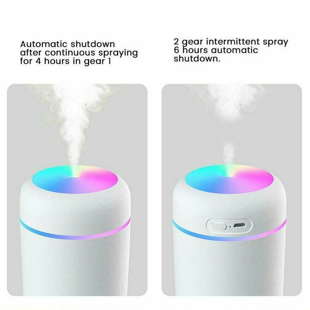 【COD Tangding】1PC Colorful USB Mini Car Humidifier Air Purifier Freshener Aroma Essential Oil Diffuser